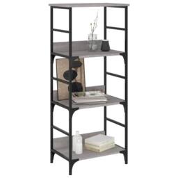 Berkfield Home Bookshelf Grey Sonoma 50x33x117.5 cm Engineered Wood - thumbnail 3