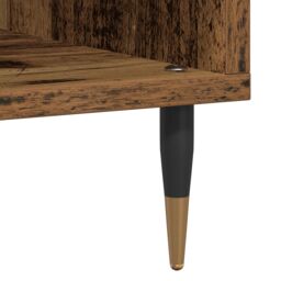 Berkfield Home Record Cabinet Artisan Oak 84, 5x38x89 cm Engineered Wood in Brown - Size: 5 x 38 x 89 cm - thumbnail 6