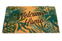 Orsina Winter Palm Doormat in Green - Size: 100 cm diameter - thumbnail 3