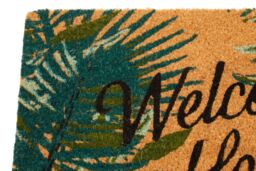 Orsina Winter Palm Doormat in Green - Size: 100 cm diameter - thumbnail 5