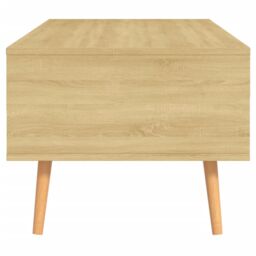 Berkfield Home Coffee Table Sonoma Oak 100x49.5x43 cm Engineered Wood in Brown - thumbnail 6