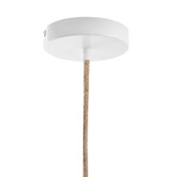Wyld and Coco Moon Rattan Pendant Lamp Handwoven Natural Boho Shade - thumbnail 8