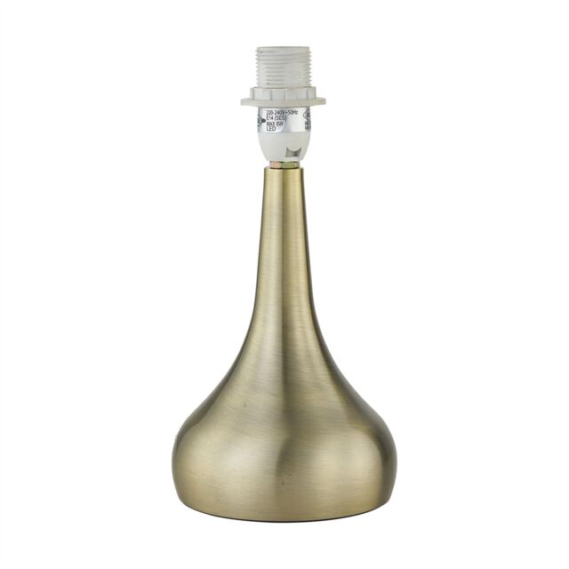 First Choice Lighting Romana - Antique Brass 23cm Touch Operated Table Lamp Base in Bronze - image 1