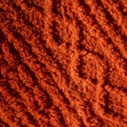 OHS Cable Knit Fleece Duvet Cover Set Warm Reversible Bedding in Burnt Orange - Size: King - thumbnail 6