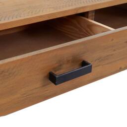 Berkfield Home Coffee Table 90x50x35 cm Solid Pinewood in Brown - Size: 90 x 50 x 35 cm - thumbnail 7
