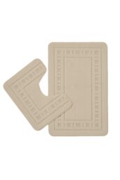 Catherine Lansfield 'Armoni' Bath Mat & Ped Set in Natural - thumbnail 4