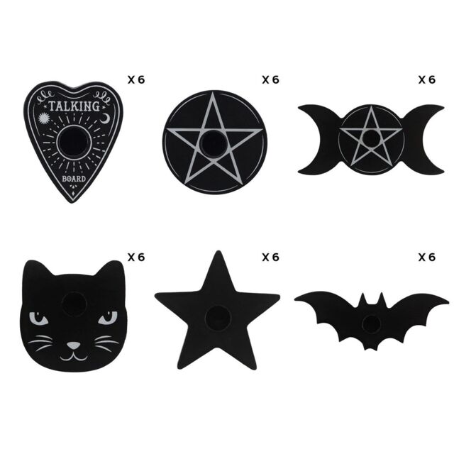 Something Different Black Magic Spell Mixed Candle Holder (Pack of 36) - image 1