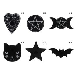 Something Different Black Magic Spell Mixed Candle Holder (Pack of 36) - thumbnail 1