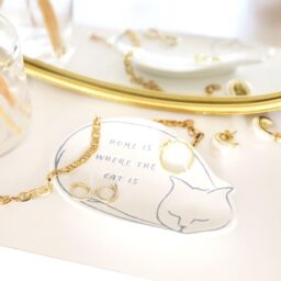 Lisa Angel Women's Home Is Where The Cat Is' Trinket Dish in White - thumbnail 2