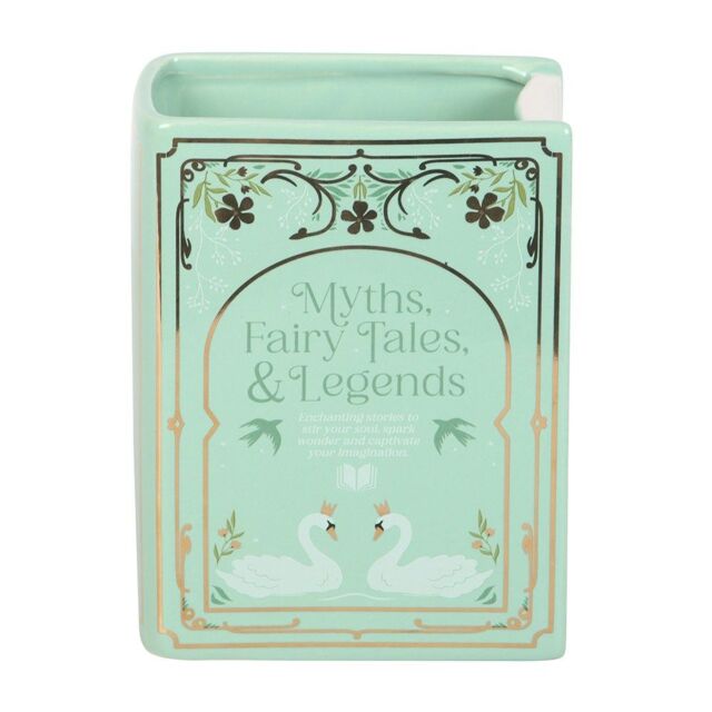 Something Different Myths Fairy Tales & Legends Book Vase in Green - image 1