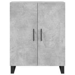 Berkfield Home Highboard Concrete Grey 69.5x34x180 cm Engineered Wood - thumbnail 8