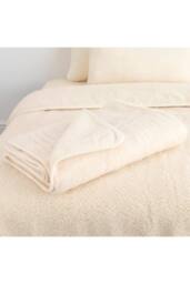 Native Natural Merino Wool Blanket - 220x200 Natural - Size: Double