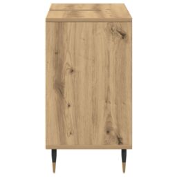 Berkfield Home Vanity Unit Artisan Oak MDF Standard Vanity Unit Rectangular in Brown - thumbnail 7