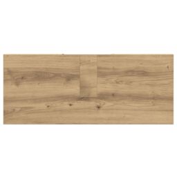 Berkfield Home Vanity Unit Artisan Oak MDF Standard Vanity Unit Rectangular in Brown - thumbnail 9