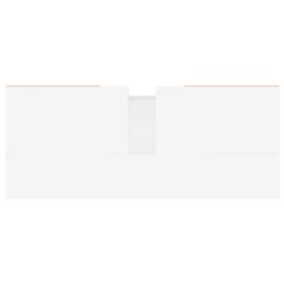Berkfield Home Durable Bathroom Cabinet High Gloss White 80x33x60 cm Engineered Wood - Size: 80 x 33 x 60 cm - thumbnail 9