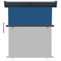Berkfield Home Balcony Side Awning 145x250 cm Blue - thumbnail 5
