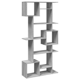 Berkfield Home Book Cabinet Grey Sonoma 92x29x188 cm Engineered Wood - Size: 92 x 29 x 188 cm - thumbnail 7