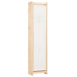 Berkfield Home 6-Panel Room Divider Cream 240x170x4 cm Fabric in Beige - Size: 240 x 170 x 4 cm - thumbnail 4
