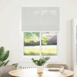 Berkfield Home Pleated Blind Light Grey 100x150 cm Fabric Width 99.4 cm Polyester - thumbnail 2