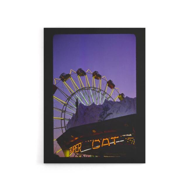 "Artery8 Wonderland at Dusk Ocean New Jersey Margolies Canvas Wall Art Print in Purple - Size: W12"" x H16""" - image 1
