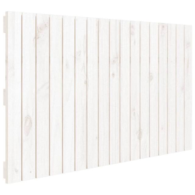 Berkfield Home Wall Headboard White 108x3x60 cm Solid Wood Pine - Size: 108 x 3 x 60 cm - image 1