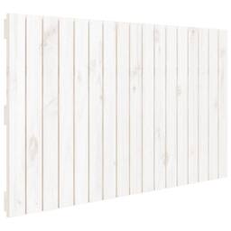 Berkfield Home Wall Headboard White 108x3x60 cm Solid Wood Pine - Size: 108 x 3 x 60 cm