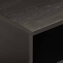 Berkfield Home TV Cabinet Black 80x33x46 cm Solid Wood Mango - Size: 80 x 33 x 46 cm - thumbnail 7