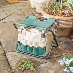 mysmartbuy Foldable Hobby Seat - Portable Stool with Metal Frame & Storage Bag - thumbnail 3