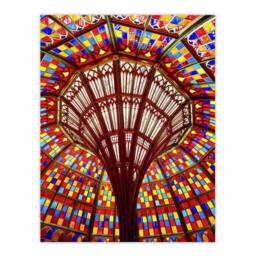 "Artery8 Louisiana State Capitol Building Glass Highsmith Wall Art Poster Print - Size: W12"" x H16""" - thumbnail 1
