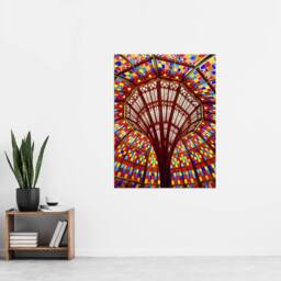 "Artery8 Louisiana State Capitol Building Glass Highsmith Wall Art Poster Print - Size: W12"" x H16""" - thumbnail 4