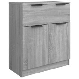 Berkfield Home Sideboard Grey Sonoma 60x30x70 cm Engineered Wood - Size: 60 x 30 x 70 cm - thumbnail 2