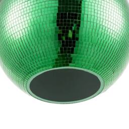 Happy Homewares Shiny Disco Mosaic Ball Pendant Shade in Mirrored Tiled Retro Style in Green - thumbnail 4