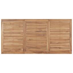 Berkfield Home Beautiful Garden Dining Table 180x90x77 cm Solid Teak Wood in Brown - Size: 180 x 90 x 77 cm - thumbnail 4