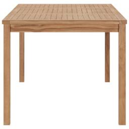Berkfield Home Beautiful Garden Dining Table 180x90x77 cm Solid Teak Wood in Brown - Size: 180 x 90 x 77 cm - thumbnail 1