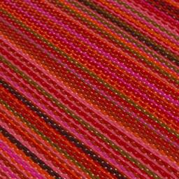 THE RUGS Reversible Weatherproof Outdoor Terra Rugs Striped Rainbow 1020 in Terracotta - Size: 180 cm x 270 cm - thumbnail 3