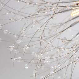 NIVOR Firework Chandeliers Chrome Dandelion Crystal Ceiling Lights 6 x G9 in Metallic Silver - thumbnail 5