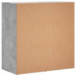 Berkfield Home Sideboards 2 pcs Concrete Grey 79x38x80 cm Engineered Wood - Size: 79 x 38 x 80 cm - thumbnail 7
