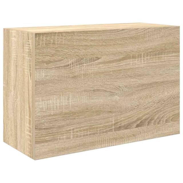 Berkfield Home Bathroom Wall Cabinet Sonoma Oak 60x25x40 cm Engineered Wood in Light Tan - Size: 60 x 25 x 40 cm - image 1