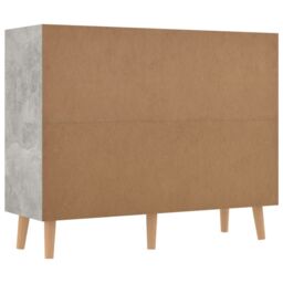 Berkfield Home Sideboard Concrete Grey 90x30x72 cm Engineered Wood - Size: 90 x 30 x 72 cm - thumbnail 5