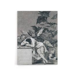 "Artery8 Francisco Goya The Dream Of Reason Canvas Wall Art Print in Grey - Size: W24"" x H32""" - thumbnail 1