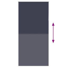 Berkfield Home Roller Blind Blackout Marine 90x210 cm Fabric Width 85.7 cm Polyester in Blue - thumbnail 5