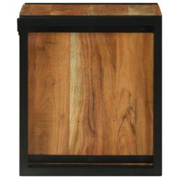Berkfield Home Wine Rack 34.5x35x39 cm Solid Wood Acacia in Brown - thumbnail 5
