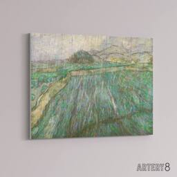 "Artery8 Vincent Van Gogh Dutch Rain Canvas Wall Art Print - Size: W18"" x H24""" - thumbnail 2