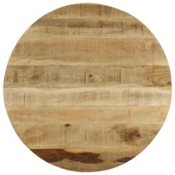 Berkfield Home Beautiful Coffee Table Solid Rough Mango Wood 65x32 cm in Brown - thumbnail 8