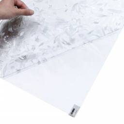Berkfield Home Window Film Frosted Flowers Pattern 45x500 cm PVC in White - thumbnail 6