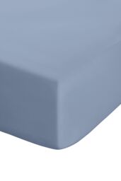 Catherine Lansfield 'Easy Iron Percale' Combed Polycotton 35cm Depth Sheet in Blue - Size: Super King Fitted - thumbnail 2