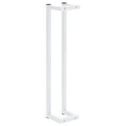 Berkfield Home Towel Rack White 12.5x12.5x60 cm Steel - thumbnail 5