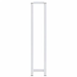 Berkfield Home Towel Rack White 12.5x12.5x60 cm Steel - thumbnail 3
