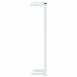 Berkfield Home Towel Rack White 12.5x12.5x60 cm Steel - thumbnail 4