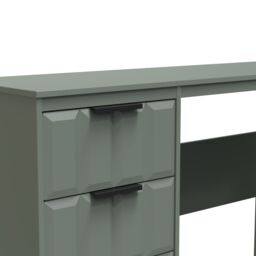 Ready Assembled 2 U Seattle 3 Drawer Desk (Ready Assembled) in Pale Green - thumbnail 4